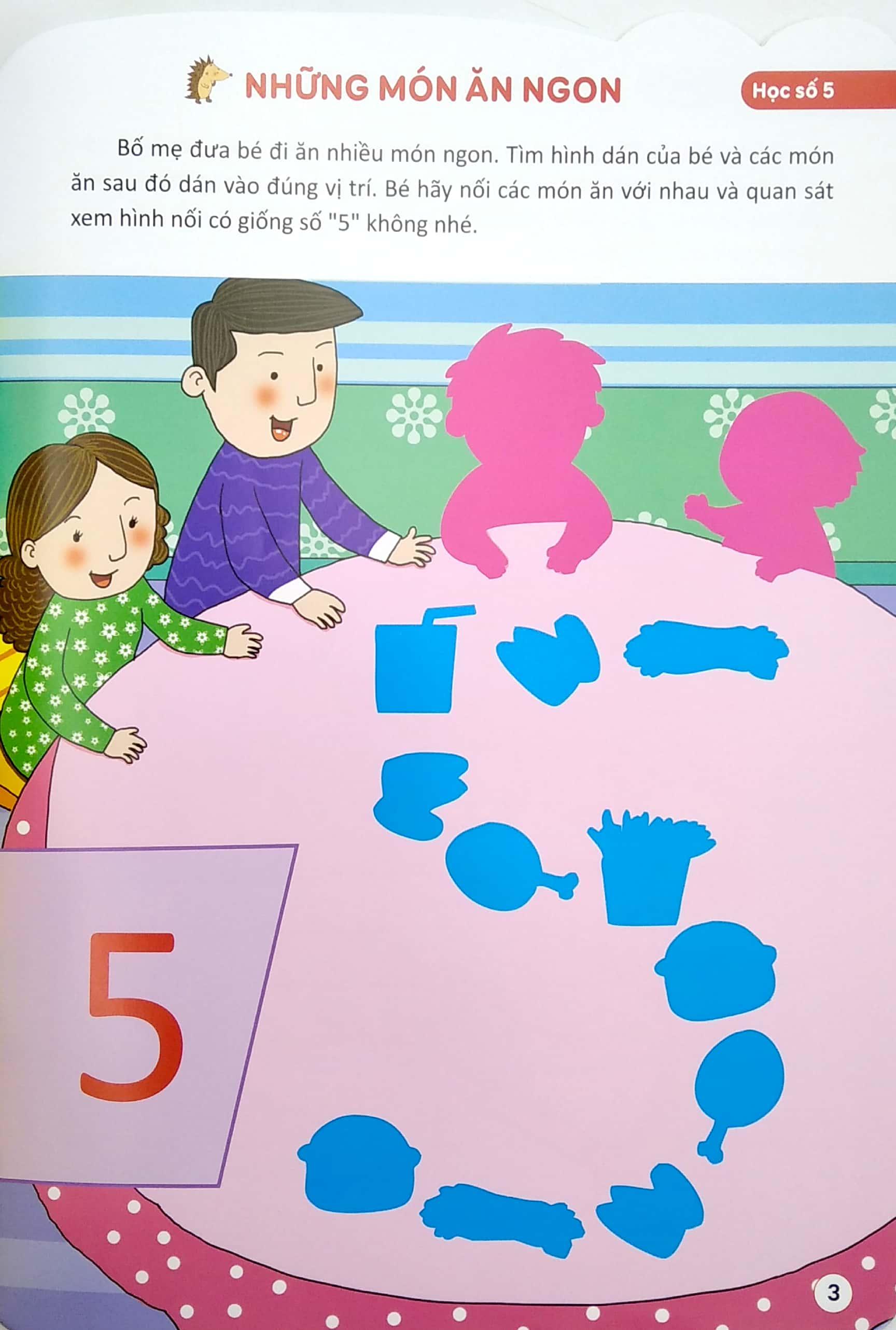 178 Stickers - Bóc Dán Thông Minh Phát Triển Khả Năng Tư Duy Toán Học (3 - 4 Tuổi) - Tập 3