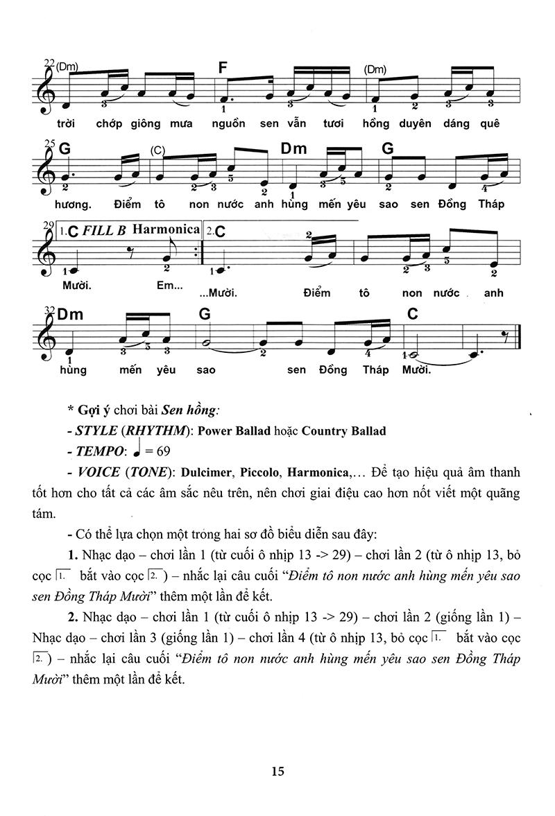 Thực Hành Biểu Diễn Organ Cho Thiếu Nhi – Tập 4