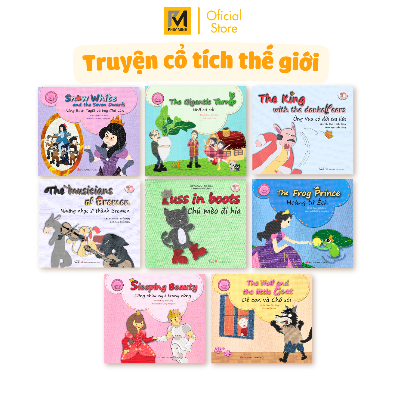 Cổ Tích Thế Giới - Ông Vua Có Đôi Tai Lừa (Song Ngữ Anh - Việt)