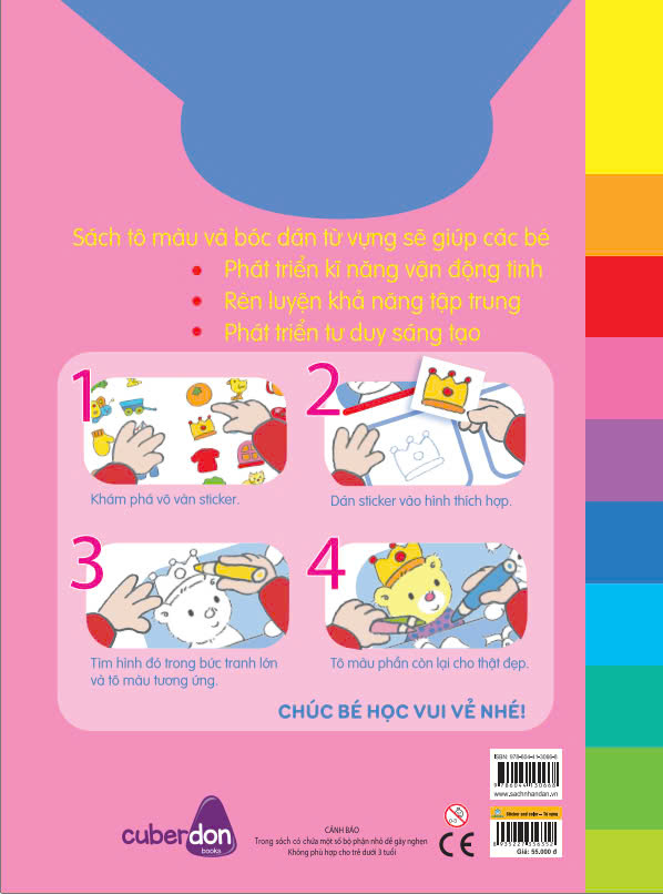 Sách - Sticker And Color - Tô Màu Và Bóc Dán - ndbooks