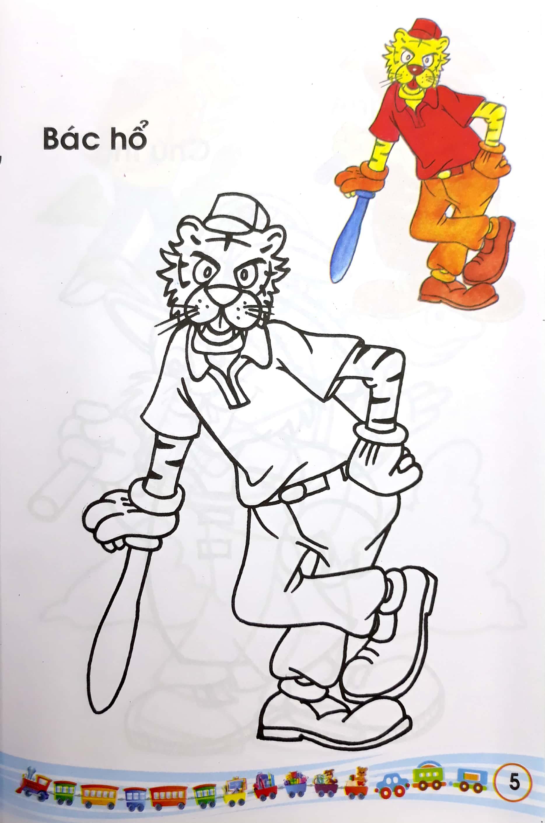 Tập Tô Màu Các Loài Thú 2
