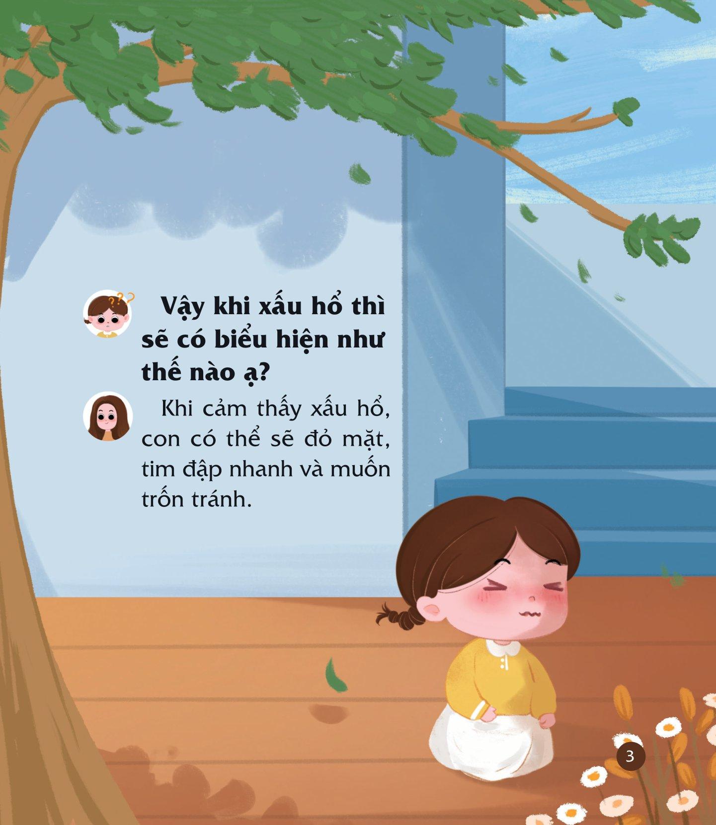 Sách Cùng Con Nuôi Dưỡng Cảm Xúc Tích Cực - Con Không Xấu Hổ