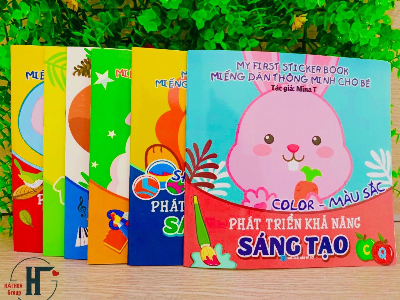 Sách- Combo 6 Cuốn sách Miếng dán Thông minh cho bé - My First Sticker Book (Phát triển Tư Duy và Khả năng Sáng tạo)