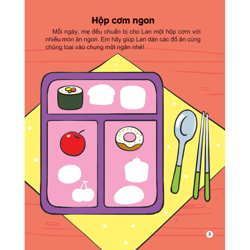 Hình dán thú vị, rèn trí thông minh - Tư duy logic