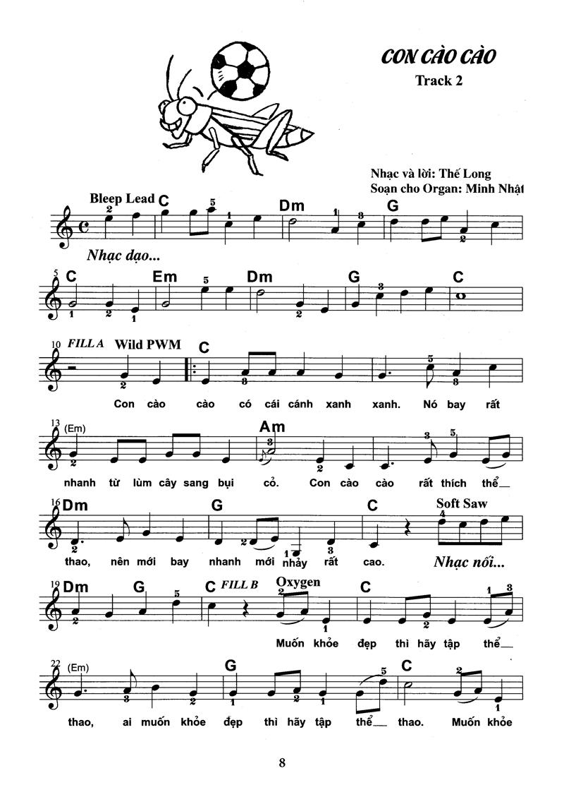 Thực Hành Biểu Diễn Organ Cho Thiếu Nhi – Tập 2
