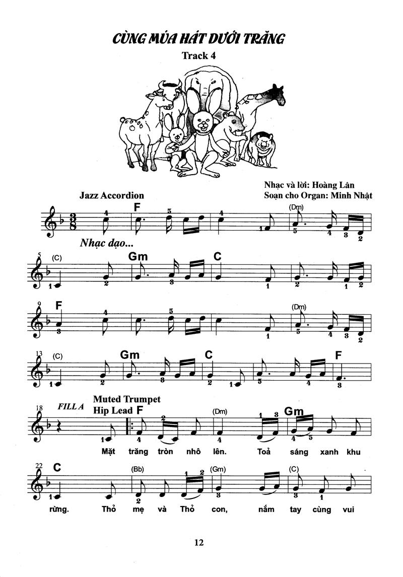 Thực Hành Biểu Diễn Organ Cho Thiếu Nhi – Tập 2