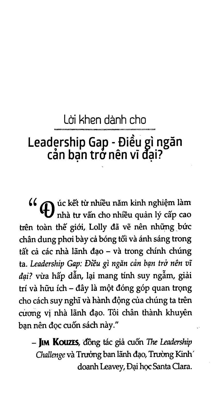 The Leadership Gap
