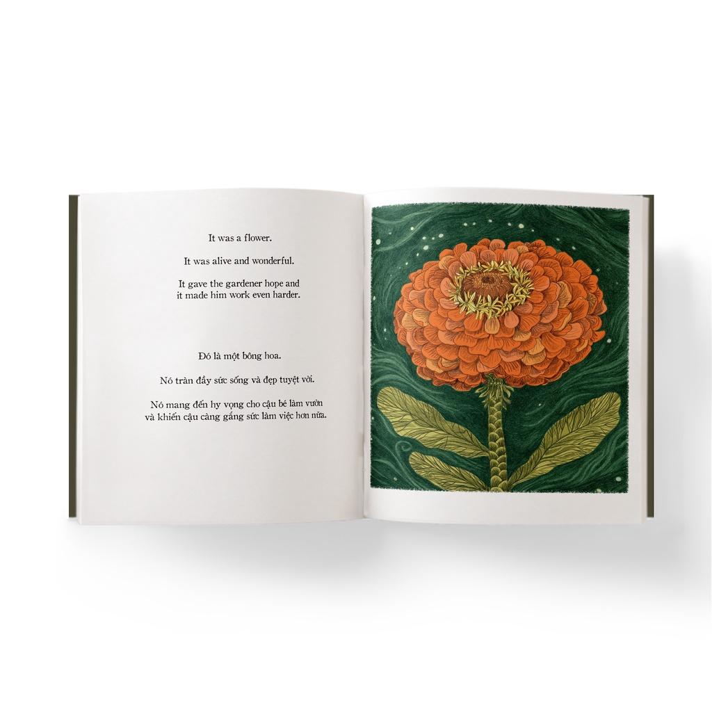 Sách - The Little Gardener - Người làm vườn tí hon (Song ngữ Anh - Việt)