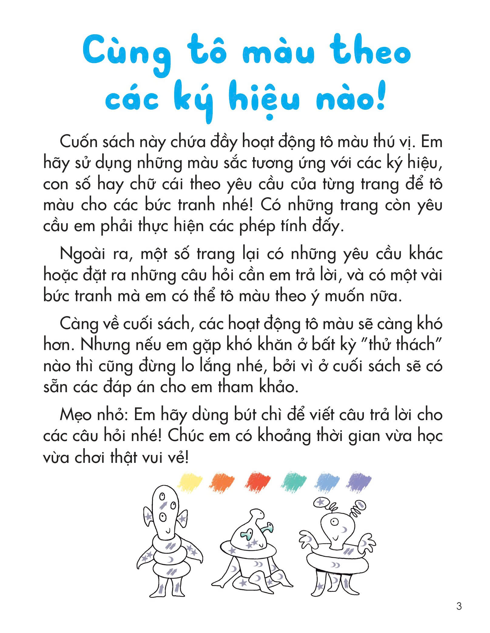 25++ Hoạt Động Rèn Luyện Trí Sáng Tạo Và Tư Duy Cho Trẻ -Tô Màu Theo Ký Hiệu