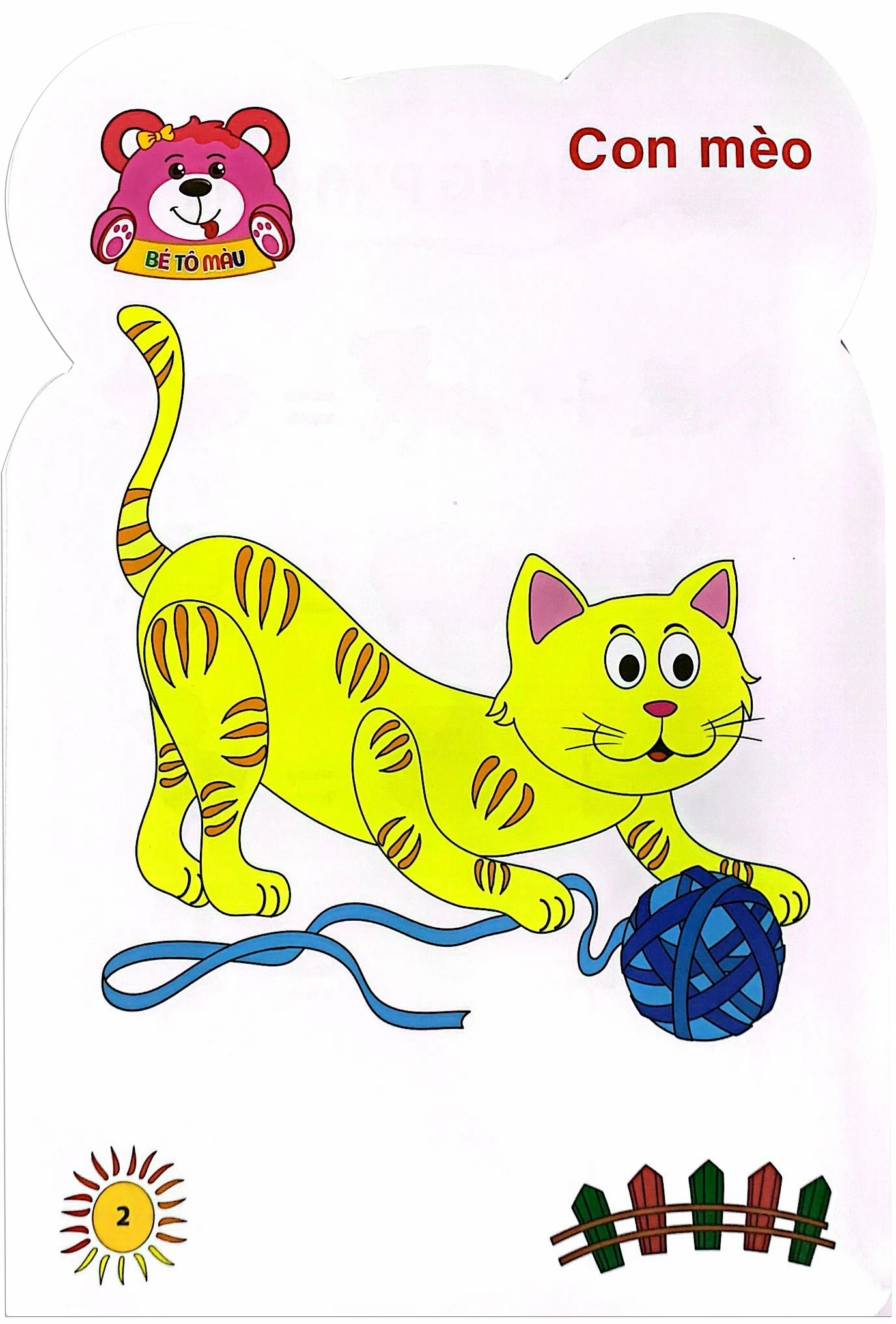 Bé tô màu - Động vật nuôi