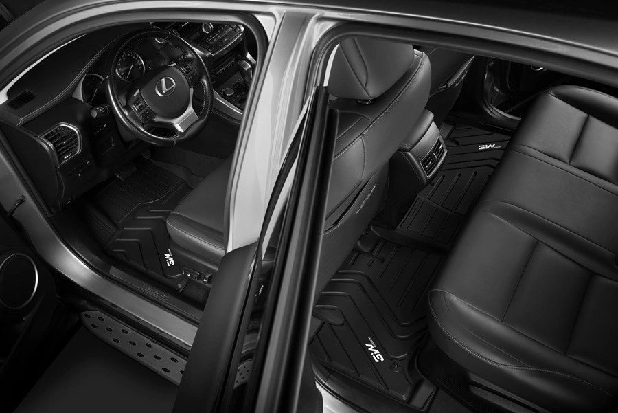 Thảm lót sàn xe ô tô LEXUS NX 2013- đến nay Nhãn hiệu Macsim 3W chất liệu nhựa TPE đúc khuôn cao cấp - màu đen