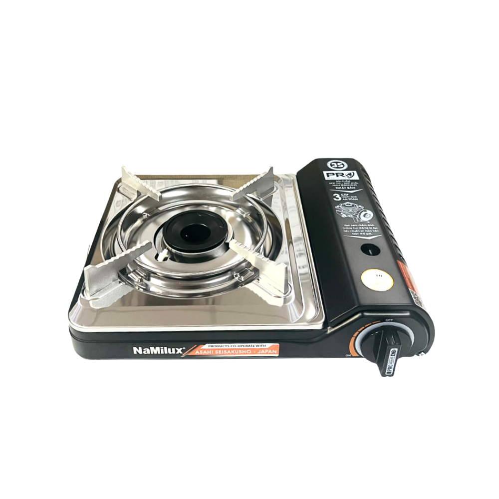 Bếp Gas Mini Cao Cấp PRO 3S NH-P3033PS│Van Ngắt Gas An Toàn 3 cấp│Công Suất Mạnh 3.1 Kw (2.700 kcal/giờ) - Hàng Chính Hãng