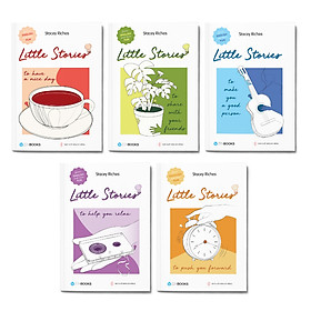 Combo 5 cuốn: Little Stories - To Help You Relax + Little Stories - To Push You Forward + Little Stories - To Share With Your Friends + Little Stories - To Make You A Good Person + Little Stories - To Have A Nice Day 