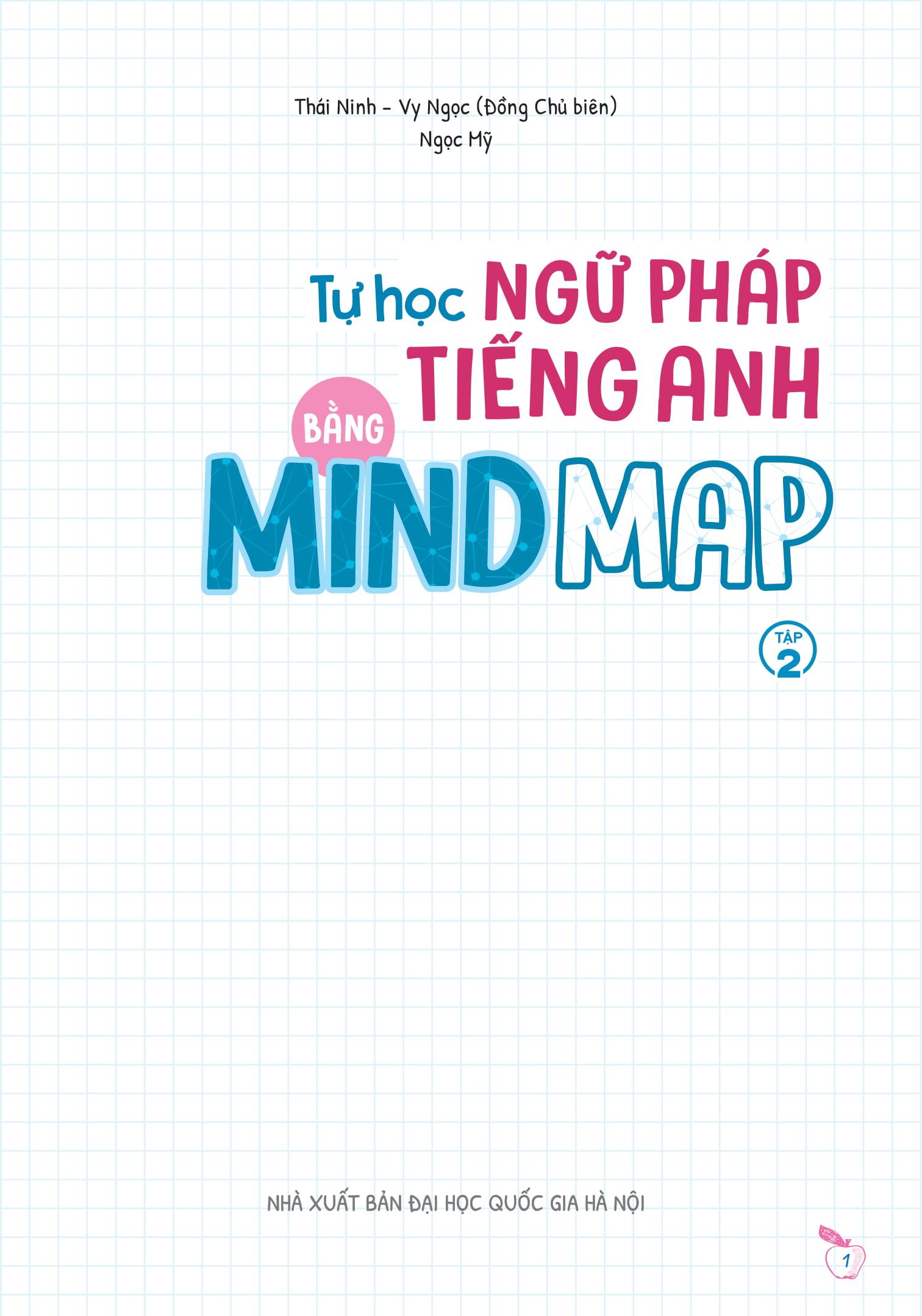 Combo Sách Tự Học Ngữ Pháp Tiếng Anh Bằng Mindmap (Bộ 2 Cuốn)