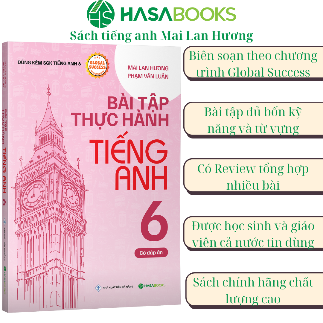 Combo Học Giỏi Tiếng Anh 6 Global Success (Có Đáp Án) - Mai Lan Hương
