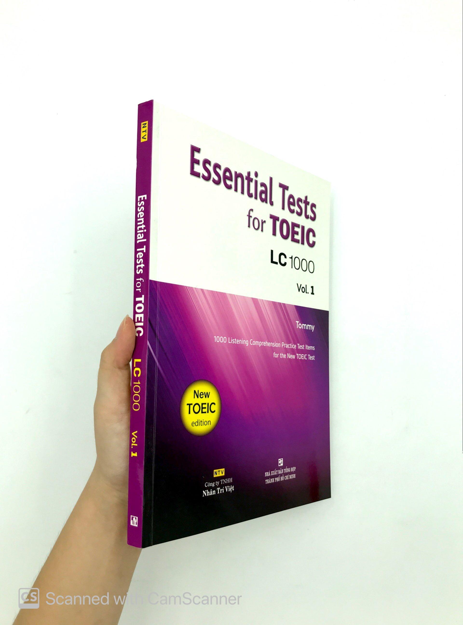 Essential Test For TOEIC LC 1000 Vol 1 (Kèm CD)
