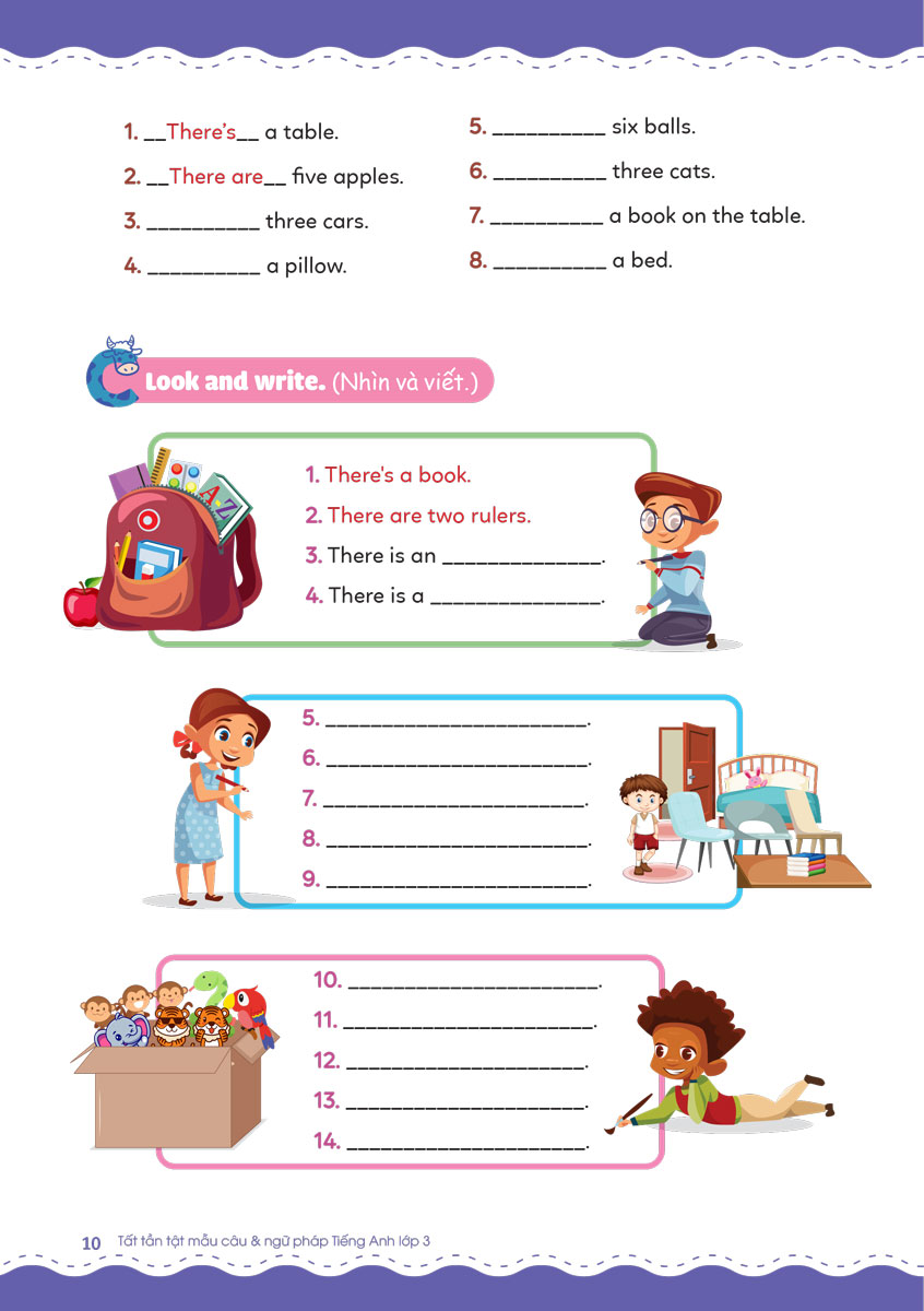 Tất Tần Tật Mẫu Câu Và Ngữ Pháp Tiếng Anh Lớp 3 (MEGA)