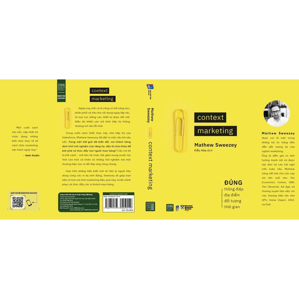 Sách Context Marketing - BẢN QUYỀN
