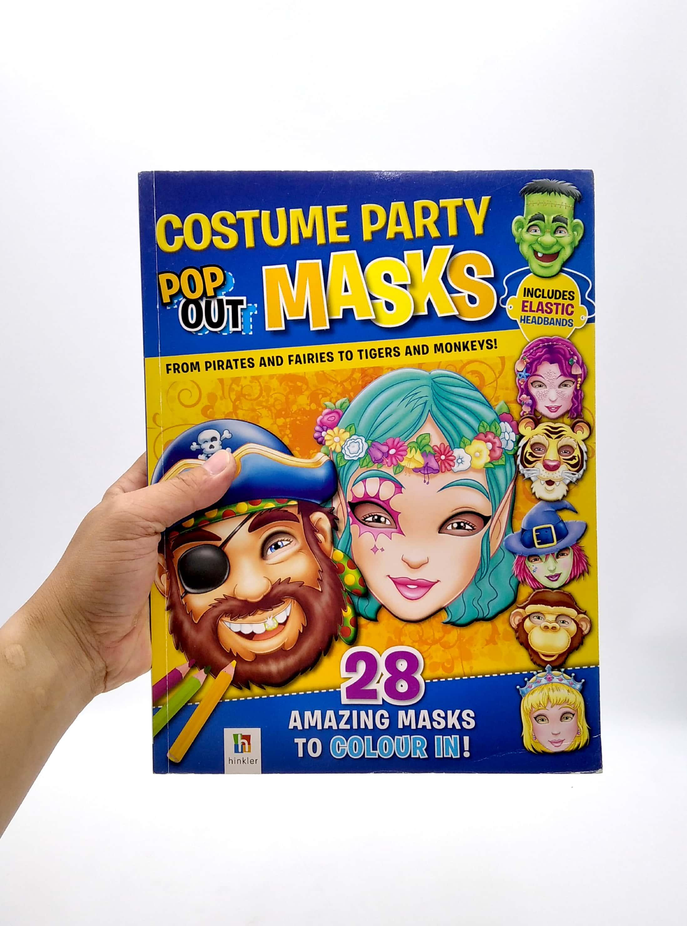 Costume Party Pop Out Masks