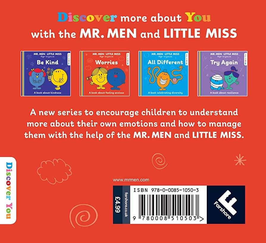 Truyện đọc thiếu nhi tiếng Anh: Mr. Men and Little Miss Discover You — MR. MEN LITTLE MISS: WORRIES