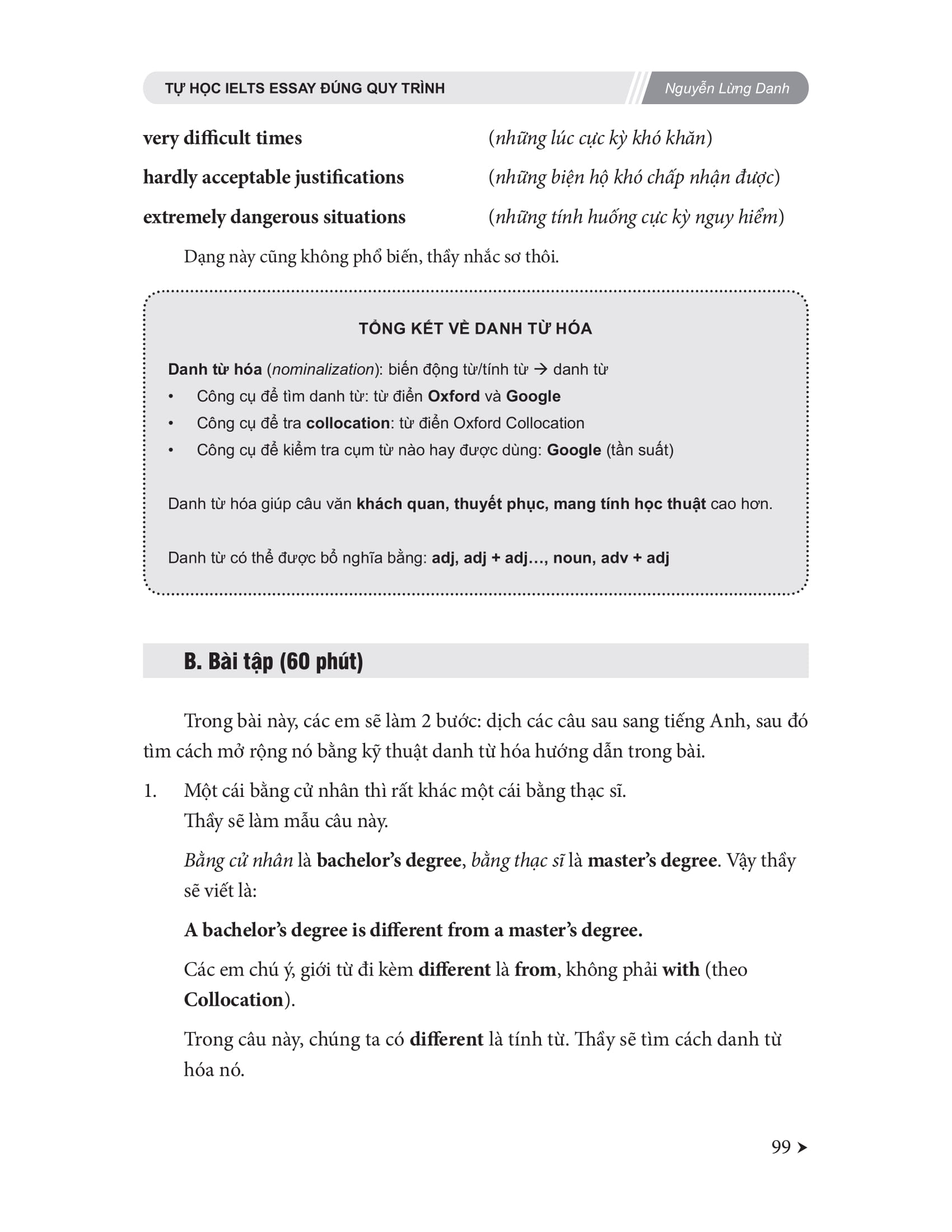 SÁCH - Tự học IELTS essay đúng quy trình - Writing task 2