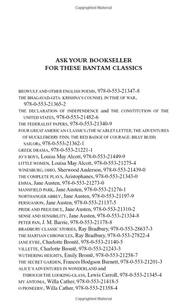 Peter Pan (Bantam Classic)