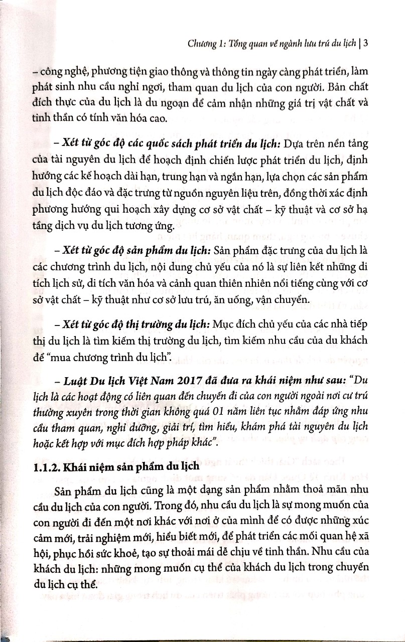 Giáo Trình Quản Trị Cơ Sở Lưu Trú Du Lịch ( Bộ Giao Thông Vận tải Học Viện Hàng Không Việt Nam )