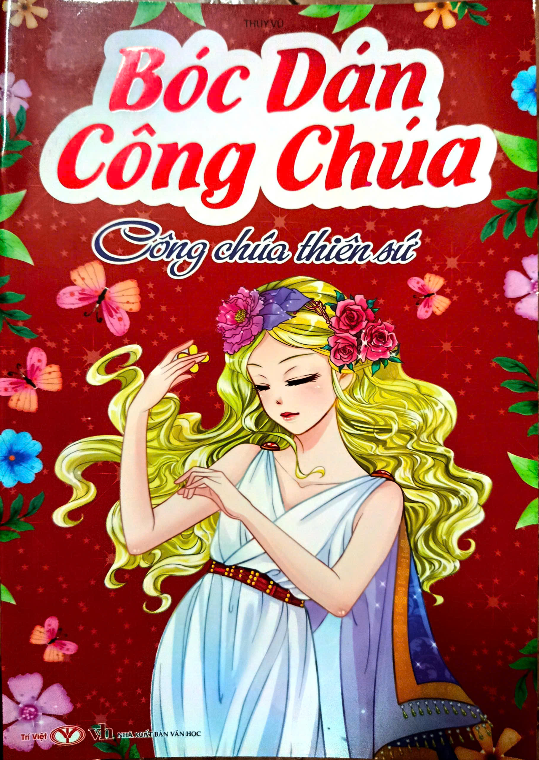 Combo Bộ Bóc Dán Công Chúa Xinh Đẹp - Bộ 9 Cuốn + Tặng Túi Mù Ngẫu Nhiên