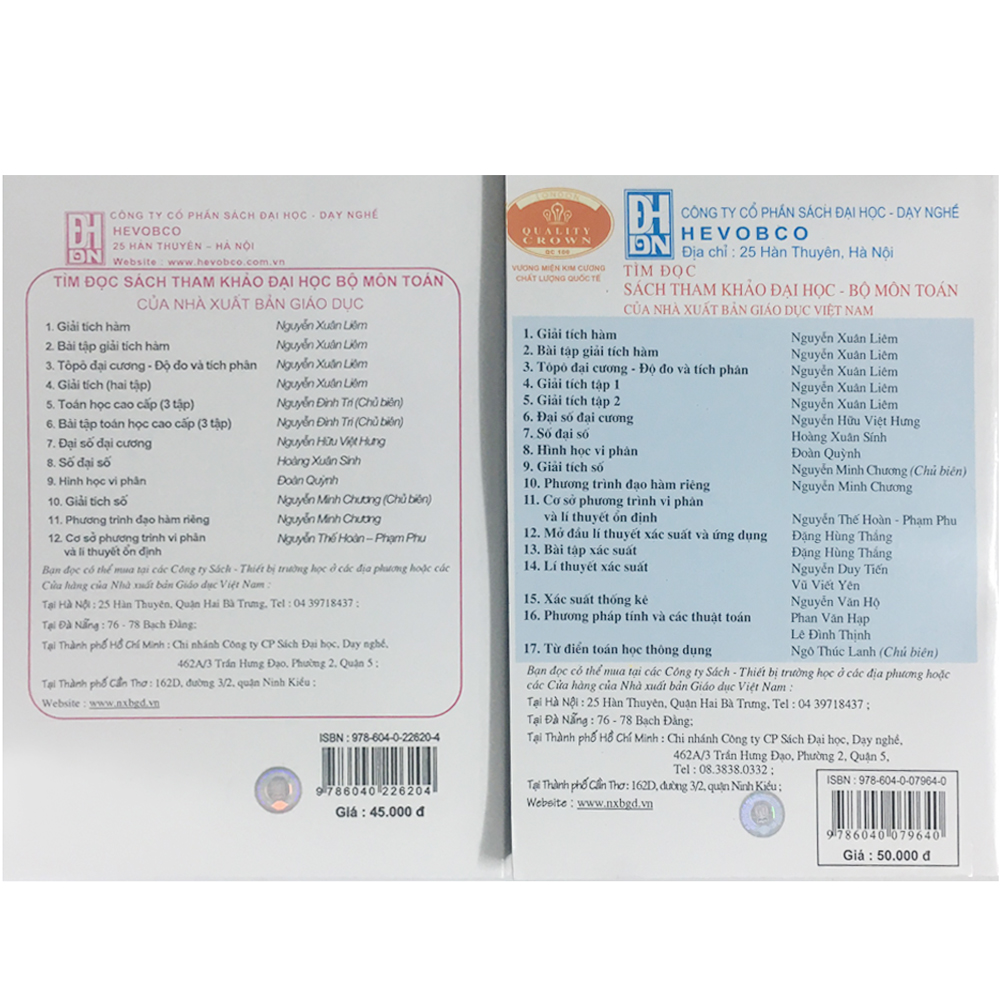 Combo Bộ Sách Toán Cao Cấp Tập 3 + Bài Tập Toán Cao Cấp Tập 3 ( Phép Tính Giải Tích Nhiều Biến Số)