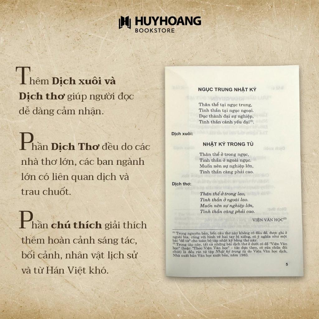Sách - Nhật Ký Trong Tù Hồ Chí Minh - Huy Hoàng Bookstore