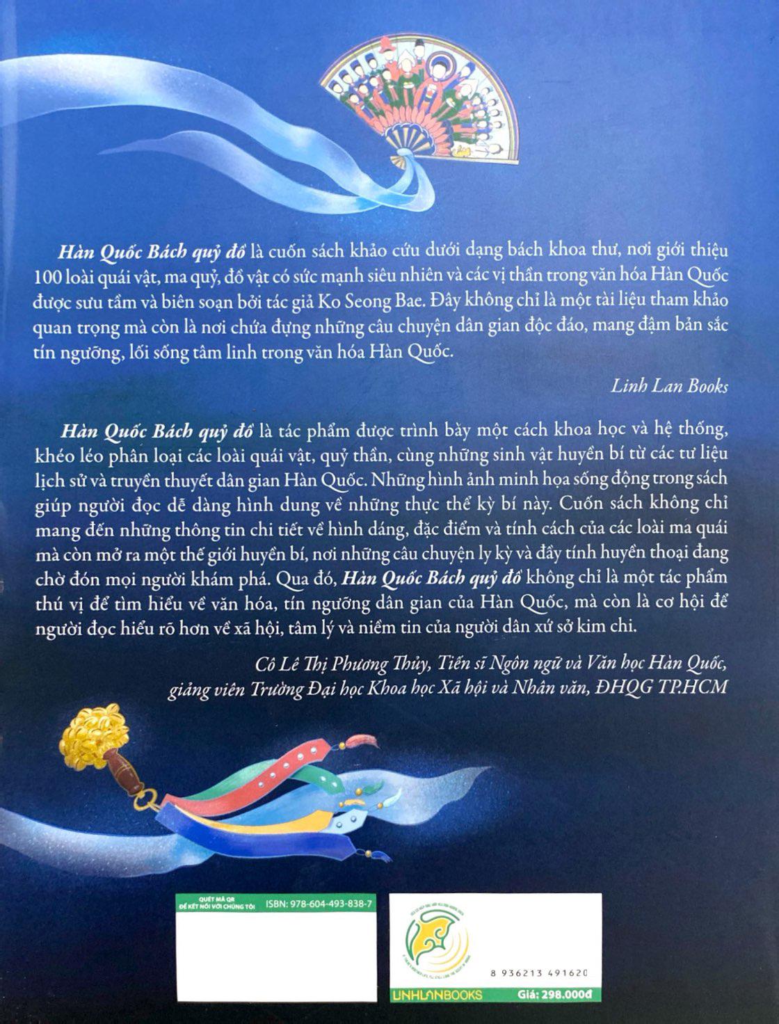 Sách - Bách Khoa Ma Quỷ - Hàn Quốc Bách Quỷ Đồ - Kỳ Thư Về Các Loài Ma Quỷ Hàn Quốc