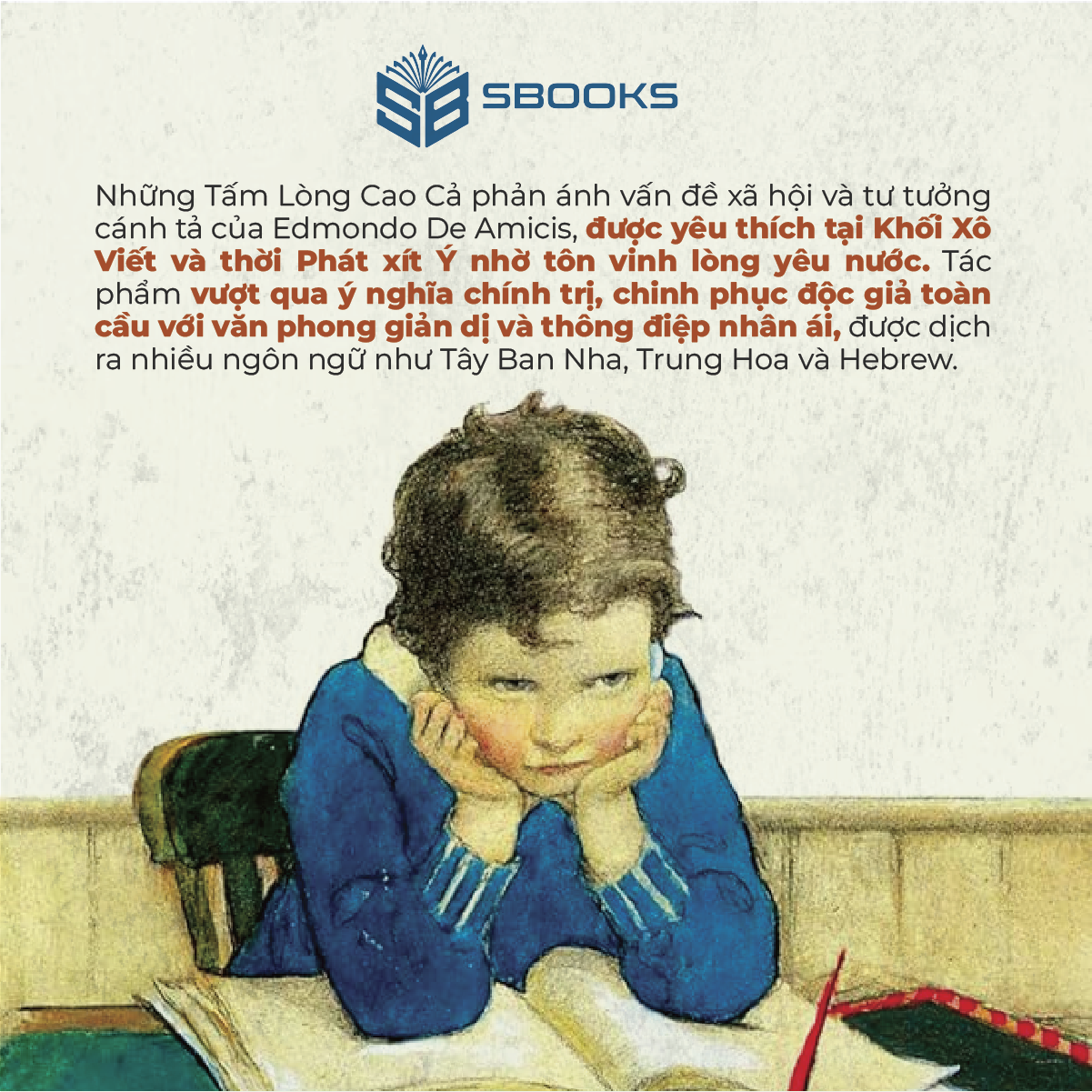 Sách - Những Tấm Lòng Cao Cả (Edmondo De Amicis) - SBOOKS